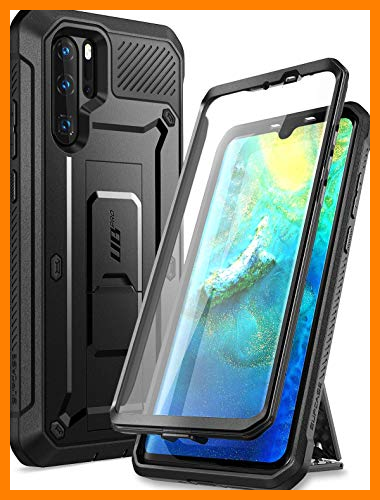 【 Mejor precio en oferta de 】✔️️ SupCase Funda Huawei P30 Pro [Unicorn Beetle Pro Serie] 360 Carcasa Completa Antigolpes Case con Protector de Pantalla Incorporado y Soporte Kickstand (Negro)