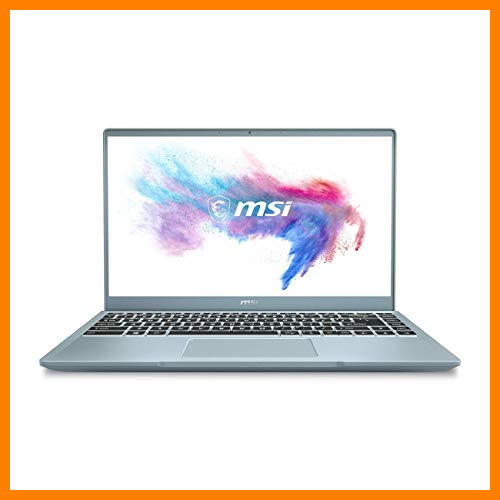 【 Mejor precio en oferta de 】✔️️ MSI Modern 14 B10RBSW-064XES - Ordenador portátil Ultrafino de 14" FullHD (Intel Core i7-10510U, 16GB RAM, 512GB SSD, Nvidia MX350-2GB, Sin sistema operativo) azul - Teclado QWERTY Español