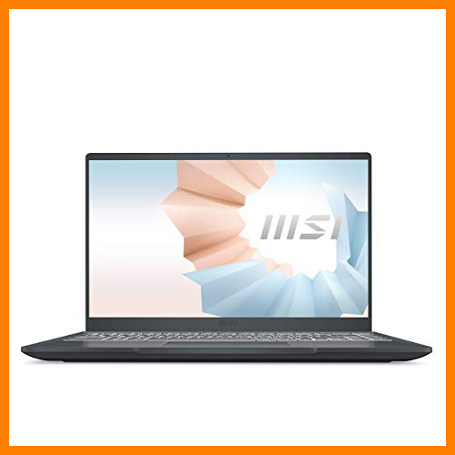【 Mejor precio en oferta de 】✔️️ MSI Modern 14 B11SB-008ES - Ordenador portátil de 14" FullHD (Intel Core i7-1165G7, 16 GB RAM, 1 TB SSD, NVIDIA GeForce MX450, Windows 10 Home Plus) Carbon gray - Teclado QWERTY Español