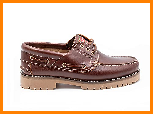 【 Mejor precio en oferta de 】✔️ Naúticos Hombre Tallas Grandes del 47 al 50 Edward´s en Cuero Talla 49