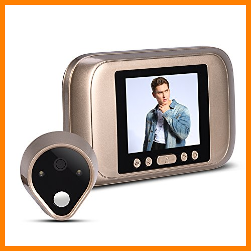 【 Mejor precio en oferta de 】✔️ VBESTLIFE Viewer Timbre Inteligente Visual Digital con 3.2 Pulgadas Pantalla LED 1MP HD Mirilla Electronica Timbre Video de Puerta para Seguridad de Casa/Oficina /Hotel