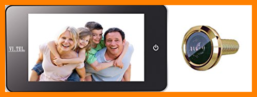【 Mejor precio en oferta de 】✔️ Telese E0378: 40 Mirilla digital, color dorado (1 unidad)