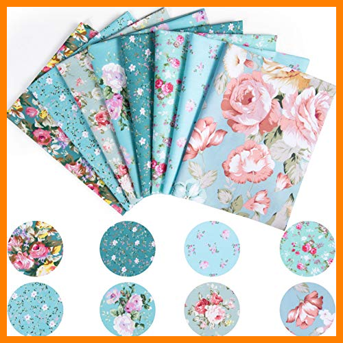 【 Mejor precio en oferta de 】✔️ Tela Algodon Telas Patchwork, Comius Sharp DIY Tela de Algodón de Dibujos Animados de Algodón para Patchwork Acolchado Almohadas Cojín Cubrir Tela Telas a Coser (8 Pcs 50 * 40 cm G)