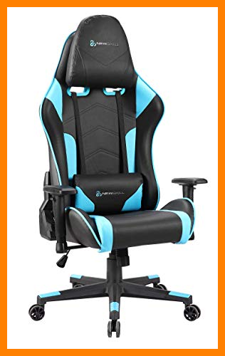 【 Mejor precio en oferta de 】✔️ Newskill Kitsune - Silla gaming profesional (Inclinación y altura regulable, reposabrazos 2D ajustables, base en nylon, reclinable 180º), Color Azul