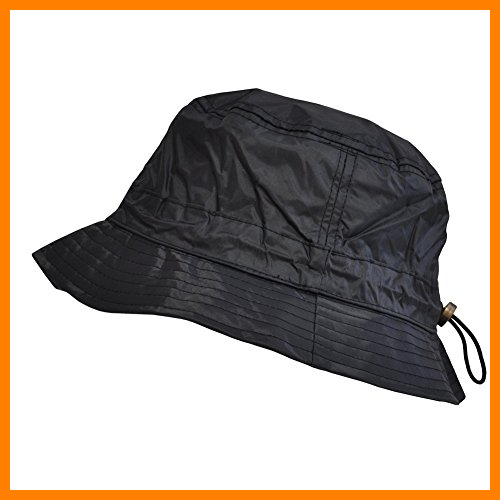 【 Mejor precio en oferta de 】✔️ TOUTACOO, Gorro para la Lluvia en Nailon - Ajustable (01-Negro/M/L)