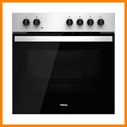【 Mejor precio en oferta de 】✔️ Teka Horno Polivalente Convencional | Modelo HBE 435 ME | 3 Funciones de cocinado | Acero Inoxidable Antihuella | Eficiencia Energética A | 60 cm | Color Negro, 2593 W, 72 litros