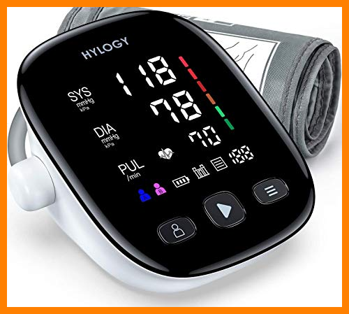 【 Mejor precio en oferta de 】✔️ Tensiómetro de Brazo, Monitor de Presión Arterial Digital Automatico con Gran Pantalla Led, Deteccion de Irregular Arritmia, Brazalete 22-42cm, 2x90 Memoria y Recargable Usb