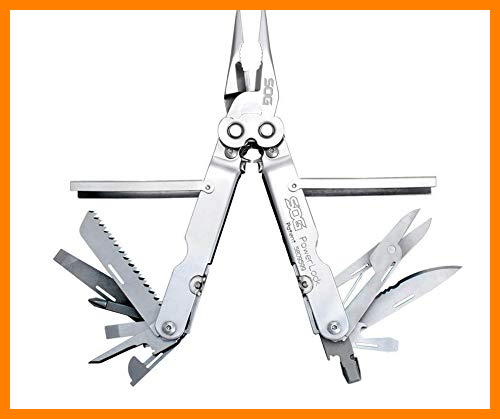 【 Mejor precio en oferta de 】✔️ SOG S60 PowerLock Scissors Multiherramienta, Unisex Adulto, Plata, 0