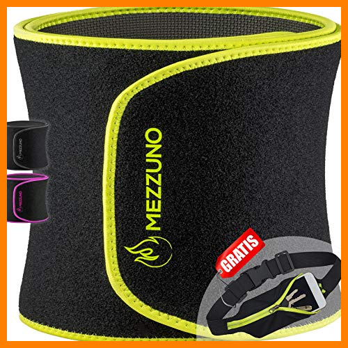 【 Mejor precio en oferta de 】✔️ mezzuno Fajas Reductoras Abdomen Mujer y Hombre para Sudar-Fajas Reductoras Adelgazantes Mujer de Neopreno-Faja Reductora Hombre Efecto Sauna- Fajas Reductoras Mujer-Vd L/XL
