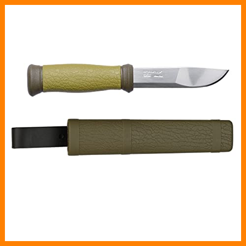 【 Mejor precio en oferta de 】✔️ Morakniv Mora 2000 - Cuchillo de cuchilla fija - acero inoxidable