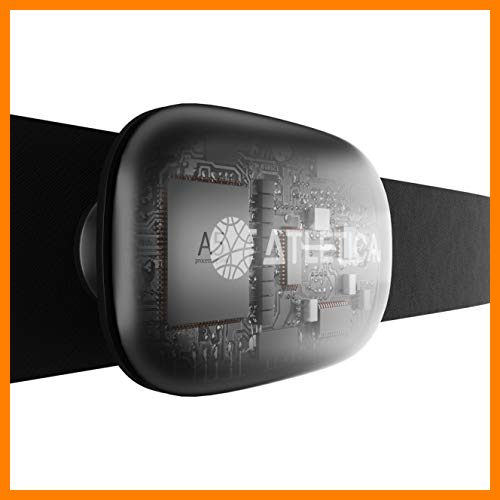 【 Mejor precio en oferta de 】✔️ Atletica A5 | Monitor de frecuencia cardíaca | La única Banda de Pecho Que se Conecta a los Tres estándares 5.3 kHz, Bluetooth y Ant+| Compatible con Apple Samsung Huawei Xiaomi Garmin