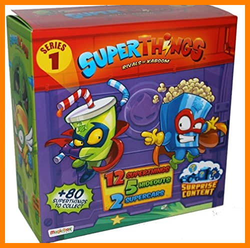 【 Mejor precio en oferta de 】✔️ SUPERTHINGS RIVALS OF KABOOM Surtido edición Limitada Big Box Aleatorio de 19 Unidades de Superthings Serie 1