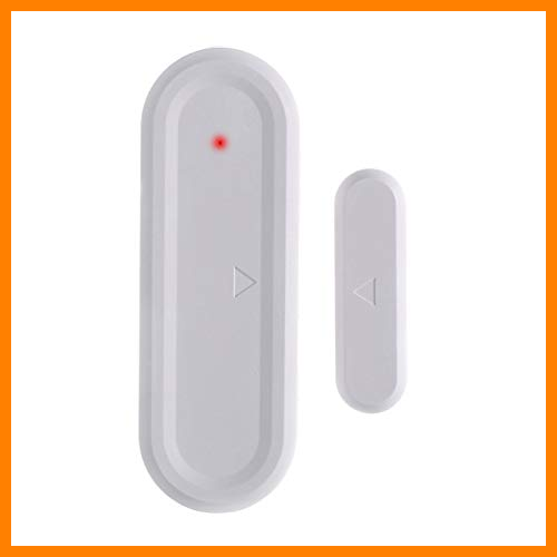 【 Mejor precio en oferta de 】✔️ Mengshen Sensor De Contacto De La Ventana De La Puerta - Funciona con Sirena, Alarma, Receptor De Timbre Inalámbrico