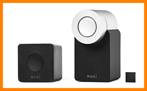 【 Mejor precio en oferta de 】✔️ Nuki Combo 2.0 (Smart Lock y Bridge), sensor de puerta,cerradura electrónica de puerta, Bluetooth,cerradura inteligente WiFi, fácil de instalar,Amazon Alexa, Apple HomeKit,Google Home, Nuki Smart Home