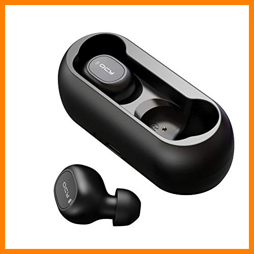 【 Mejor precio en oferta de 】✔️ Auriculares Bluetooth, HOMSCAM Auriculares inalámbricos Bluetooth 5.0 Sonido Estéreo Auricular Mini Twins In-Ear Auriculares Carga Rapida Resistente al Agua con Caja de Carga