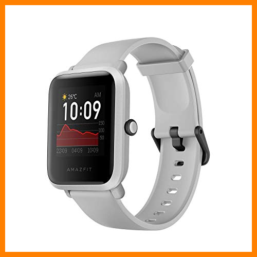 【 Mejor precio en oferta de 】✔️ Amazfit Bip S Smartwatch Reloj Inteligente Fitness Rastreador con Monitor cardíaco y Gimnasia batería útil de 40 días duración Sumergible 5 ATM Bluetooth 5.0 / BLE Andriod iOS (Blanco)