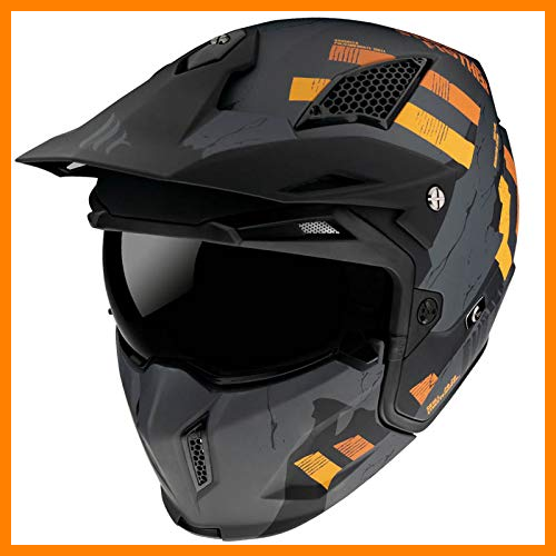 【 Mejor precio en oferta de 】✔️ MT Helmets Streetfigther Skull 2020 Matt Gray - Casco de Moto (XL)
