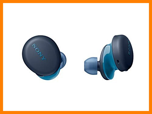 【 Mejor precio en oferta de 】✔️ Sony WFXB700 - Auriculares True Wireless (Totalmente inalámbrico, Bluetooth, Extra Bass, Micro para Llamadas Manos Libres, 18h de batería, Resistencia IPX4), Azul (WFXB700L)