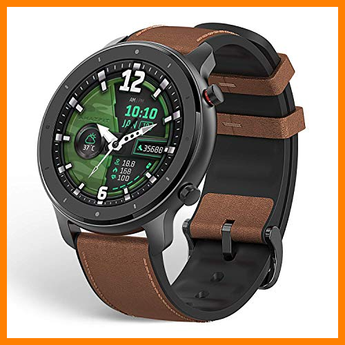 【 Mejor precio en oferta de 】✔️ Amazfit GTR 47mm Reloj Inteligente Deportivo AMOLED de 1.39",GPS GLONASS Integrado Frecuencia Cardíaca de 24 Horas Larga duración de batería 12 Deportes Diferentes Aluminium Alloy