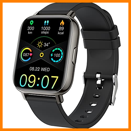 【 Mejor precio en oferta de 】✔️ Smartwatch, 1.69'' Reloj Inteligente Hombre Mujer Pulsera Actividad Inteligente con Pulsómetro,Monitor de Sueño,Podómetro,Cronómetro, 24 Deportivos, Impermeable IP68 Reloj Deportivo para Android iOS