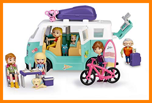 【 Mejor precio en oferta de 】✔️ mymy CiTY- Family Van, Caravana con Accesorios niñas a Partir de 3 años (Famosa 700015598)