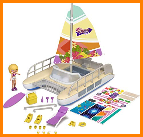 【 Mejor precio en oferta de 】✔️ mymy CiTY Sun Day Catamaran - Barco catamarán con Figura y Accesorios para niños y niñas a Partir de 4 años - (Famosa 700016285)