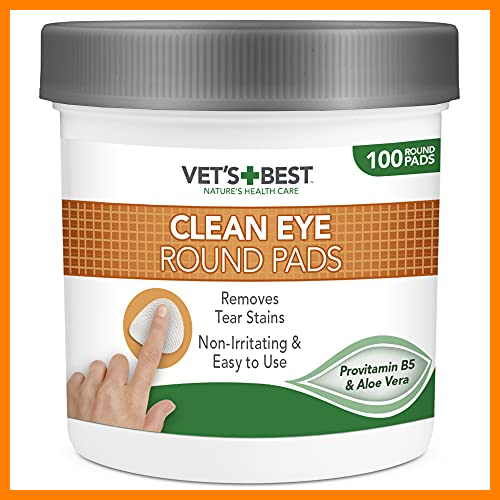 【 Mejor precio en oferta de 】✔️ Vet's Best Almohadillas de Limpieza de Ojos Naturales para Perros 100 Unidades