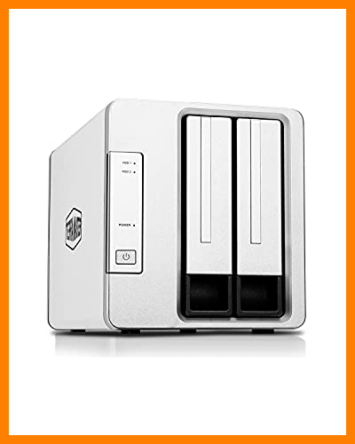 【 Mejor precio en oferta de 】✔️ TerraMaster D2-310 USB Tipo C Disco Duro Externo Raid Caja USB3.1 (Gen1, 5Gbps) 2 Bahía Raid Almacenamiento (Sin Disco)