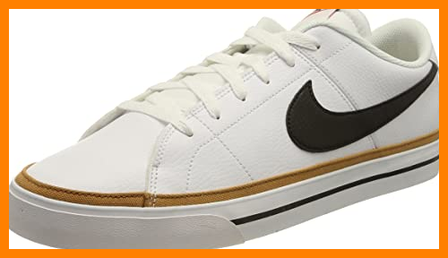 【 Mejor precio en oferta de 】✔️ Nike Court Legacy, Zapatillas Deportivas Hombre, White Black Desert Ochre Gum Light Brown, 45.5 EU