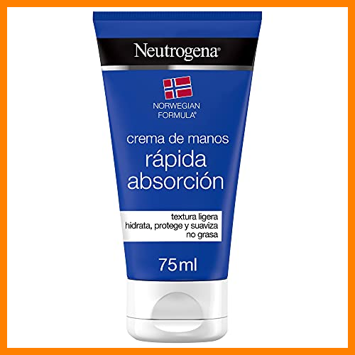 【 Mejor precio en oferta de 】✔️ Neutrogena Crema de manos rápida absorción, textura ligera, fórmula Noruega, 75 ml