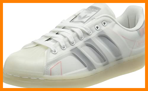 【 Mejor precio en oferta de 】✔️ adidas Superstar FUTURESHELL, Zapatillas Deportivas Hombre, FTWR White Core Black Semi Solar Red, 43 1/3 EU