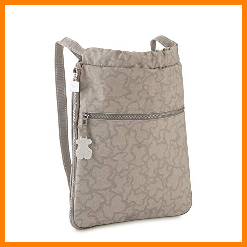 【 Mejor precio en oferta de 】✔️ Tous Caine Kaos N, Bolso Mochila para Mujer, Gris (Piedra 295810276), 33x38x6 cm (W x H x L)