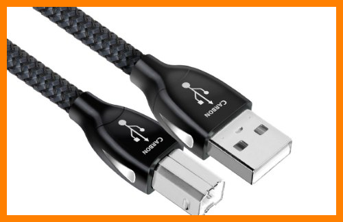 【 Mejor precio en oferta de 】✔️ AudioQuest 3m Carbon USB A-B - Cable USB (3 m, USB A, USB B, 2.0, Male Connector/Male Connector, Negro)