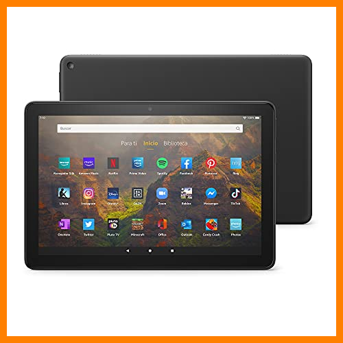 【 Mejor precio en oferta de 】✔️ Te presentamos el tablet Fire HD 10 | 10,1" (25,6 cm), Full HD 1080p, 32 GB, color negro, con publicidad