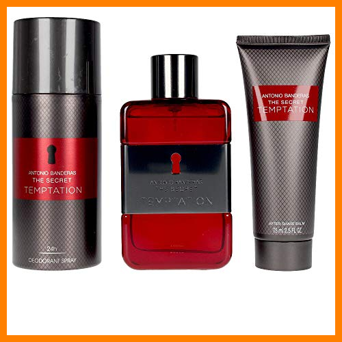 【 Mejor precio en oferta de 】✔️ Antonio Banderas The Secret Temptation Lote 3 Pz 50 ml