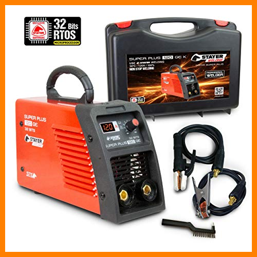 【 Mejor precio en oferta de 】✔️ STAYER 1.2376 Equipo de Soldadura Inverter, Super Plus 120 GEK