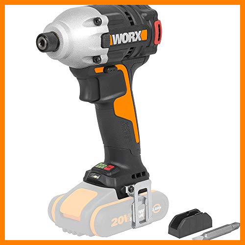 【 Mejor precio en oferta de 】✔️ Atornillador Impacto Brushless 260Nm 20V S/batería ni cargador, WX261.9 WORX