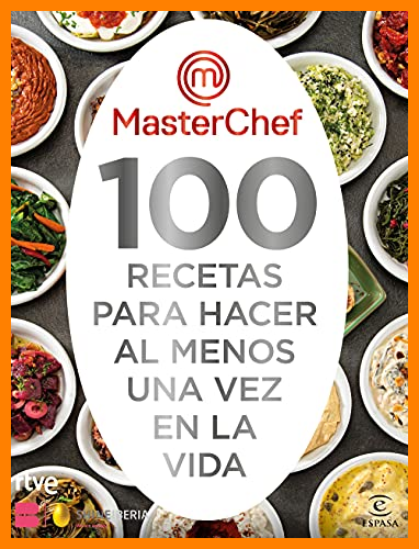 【 Mejor precio en oferta de 】✔️ MasterChef. 100 recetas para hacer al menos una vez en la vida (F. COLECCION)