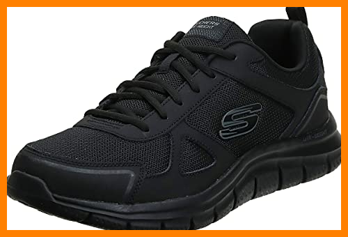 【 Mejor precio en oferta de 】✔️ Skechers Track-scloric 52631-bbk, Zapatillas Hombre, Negro (Black 52631/Bbk), 40 EU