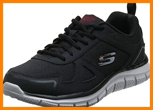 【 Mejor precio en oferta de 】✔️ Skechers 52631-BKRD_41,5, Zapatos para Correr Hombre, Black, 41.5 EU