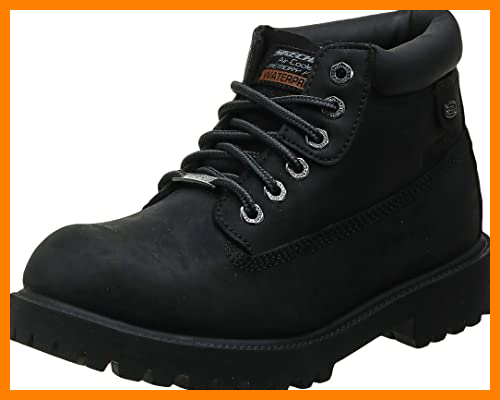 【 Mejor precio en oferta de 】✔️ Skechers Sergeants Verdict, Botas Hombre, Black Bol, 46 EU