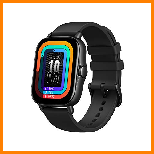 【 Mejor precio en oferta de 】✔️ Amazfit GTS 2 Smartwatch - Reloj de pulsera Inteligente con llamada bluetooth, 90 modos deportivos, Monitor de saturación de oxígeno, Sangre y de Frecuencia Cardíaca, 3 GB, Negro