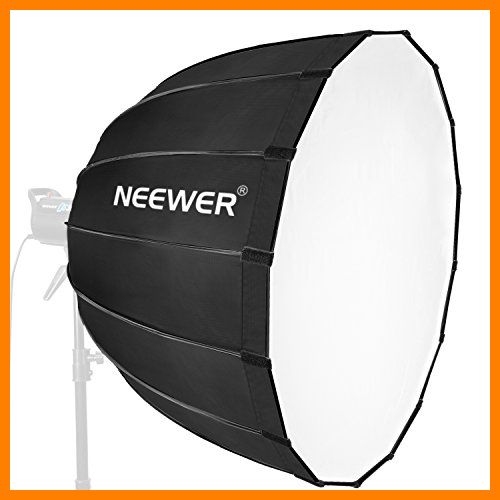 【 Mejor precio en oferta de 】✔️ Neewer 26"/66 cm Photography Schne llklapp Baren Flash Speedlite Softbox portátil con Soporte Bowens