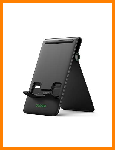 【 Mejor precio en oferta de 】✔️ UGREEN Soporte Tablet para Mesa, Soporte Movil Mesa Plegable Atril Movil Mesa Soporte Mesa Tablet Compatible con iPad Pro 12,9, Galaxy Tab S6, iPhone 13 Pro/12, Galaxy S21, Xiaomi Redmi Note 10 9 Pro