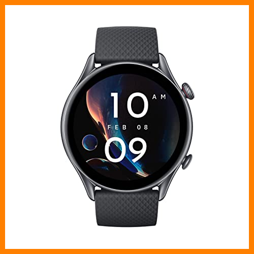 【 Mejor precio en oferta de 】✔️ Amazfit GTR 3 Pro Smartwatch Pantalla AMOLED de 1.45"Frecuencia Cardíaca Sueño Estrés Monitorización de SpO2 Reloj Deportivo con 150 Modos Deportivos GPS Llamadas Bluetooth Control de Música Alexa