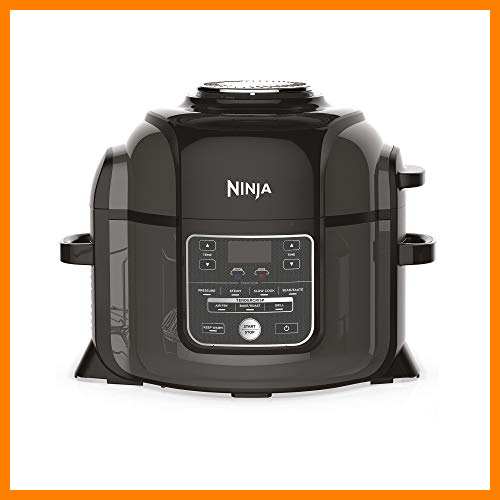 【 Mejor precio en oferta de 】✔️ Ninja Foodi [OP300EU] Olla a presión y Freidora de aire, 6 litros, Negro y Gris