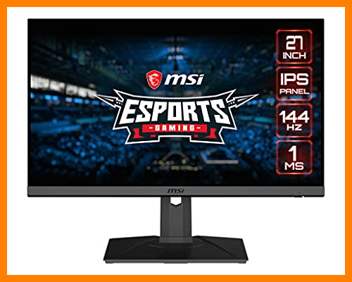 【 Mejor precio en oferta de 】✔️ MSI Optix MAG275R - Monitor Gaming de 27" FullHD 144Hz (1920 x 108, ratio 16:9, Panel IPS, 1 ms respuesta, brillo 250 nits) negro