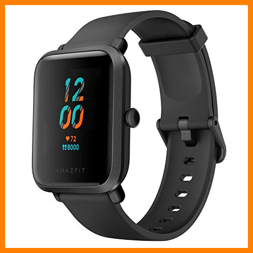【 Mejor precio en oferta de 】✔️ Amazfit Bip S Smartwatch 5ATM GPS GLONASS -Reloj inteligente con bluetooth y conectividad con Android e iOS - Version Global (Negro)