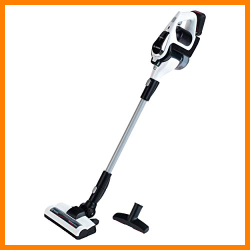 【 Mejor precio en oferta de 】✔️ Theo Klein 6812 Aspiradora Bosch Unlimited, Aspiradora a pilas con función de aspirado y sonido, Boquilla de suelo giratoria y extraíble con rodillo, Medidas: 16 cm x 16 cm x 80 cm,