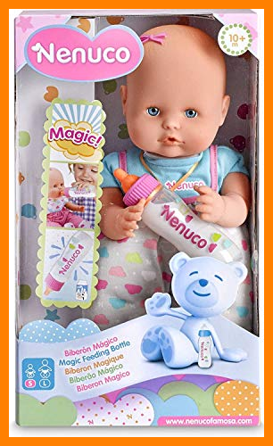 【 Mejor precio en oferta de 】✔️ Nenuco - Biberón Mágico Rosa, Muñeco Bebé, para niños y niñas a Partir de 10 Meses, Rosa (Famosa 700012691)